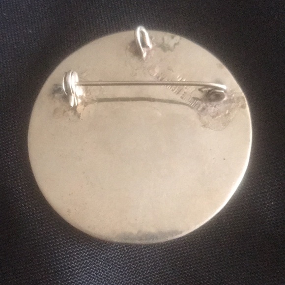 Genuine Mexican medallion brooch/pendant - Picture 3 of 4